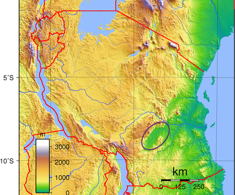 Tanzania Topography
