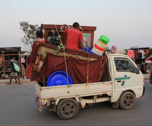 Truck load in Dar Es Salaam