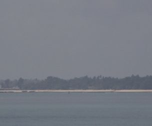 View towards Mikadi Beach Lodge